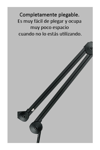 512 audio BBA detalle del brazo plegable