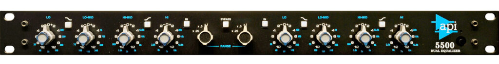 API Audio 5500 Dual Equalizer vista frontal