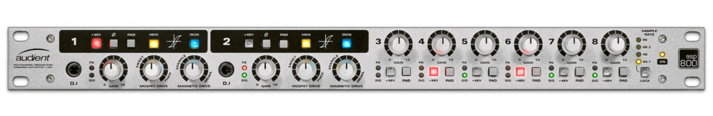 Audient ASP800 vista frontal