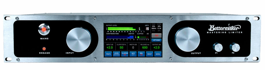 Bettermaker Mastering Limiter vista frontal