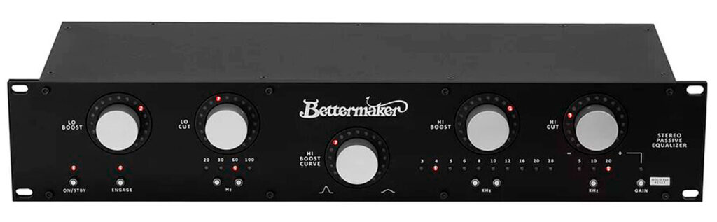 Bettermaker Stereo Passive Equalizer vista frontal
