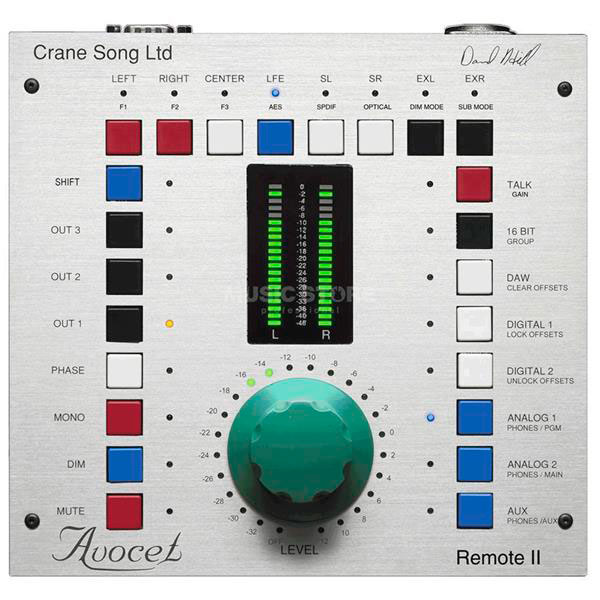 Crane Song Avocet IIA detalle control remoto