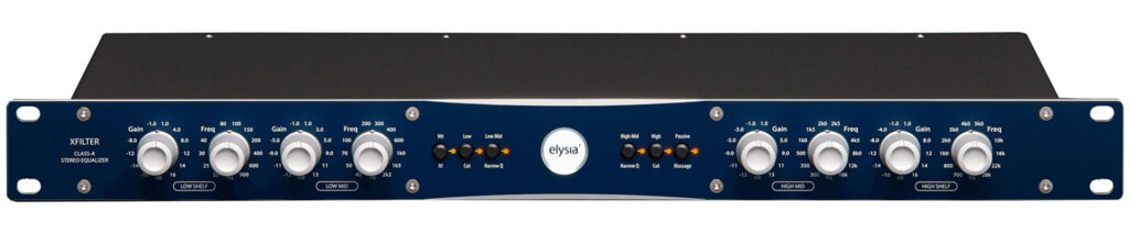 Elysia xfilter Rack vista frontal