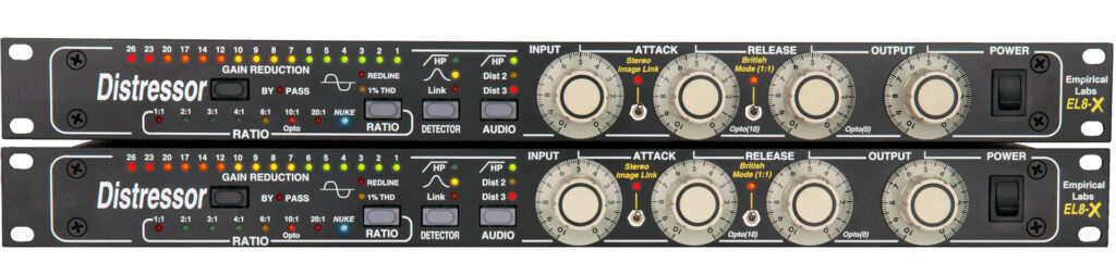 Empirical Labs EL8X-S Distressor vista frontal