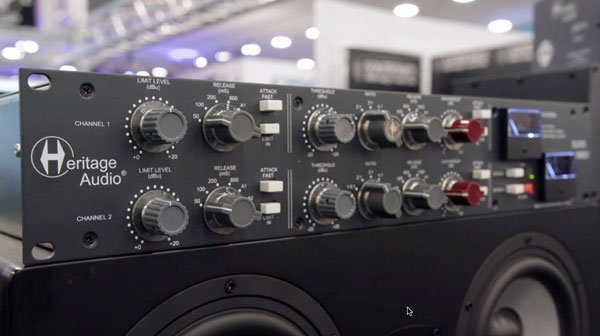 Heritage Audio 609A en estudio de grabacion