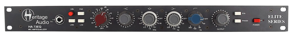 Heritage Audio HA73EQ ELITE vista frontal