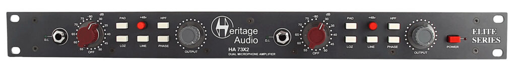 Heritage Audio HA73X2 ELITE vista frontal
