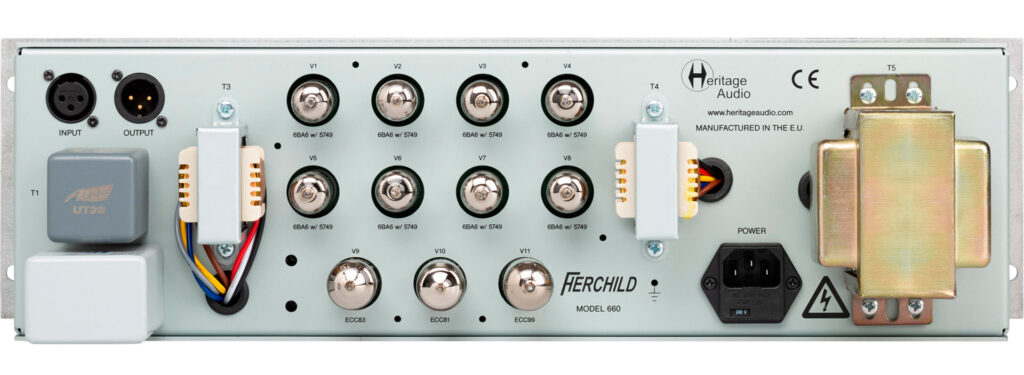 Heritage Audio Herchild 660 vista trasera