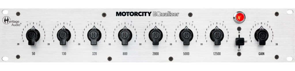 Heritage Audio Motorcity EQ vista frontal