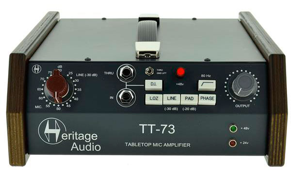 Heritage Audio TT-73 vista frontal