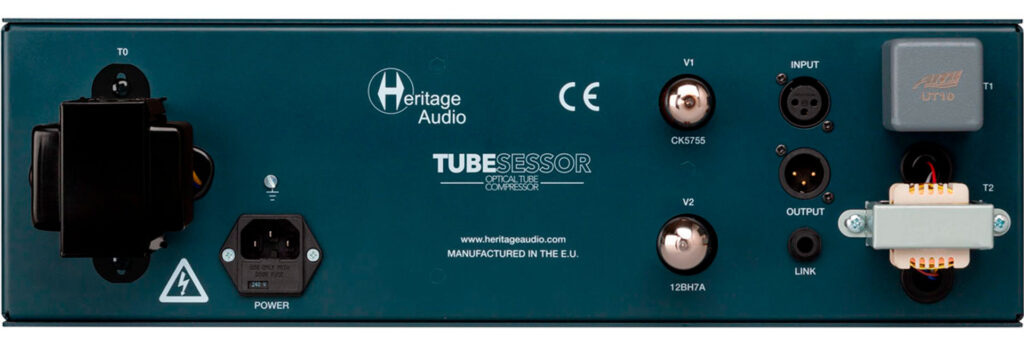Heritage Audio Tubesessor vista trasera