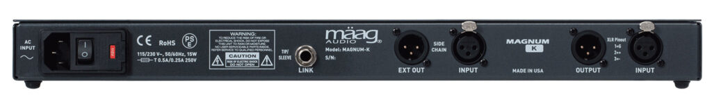 Maag Audio MAGNUM-K vista trasera