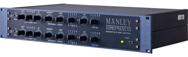 Manley Labs Pultec EQP-1A Stereo EQ vista en perspectiva