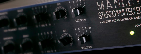 Manley Labs Pultec EQP-1A Stereo EQ detalle en primer plano