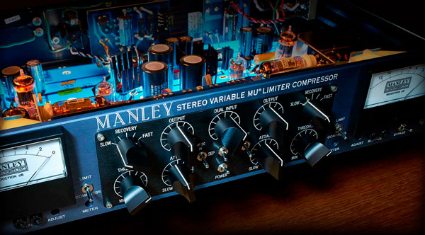 Manley Labs Variable Mu detalles en primer plano