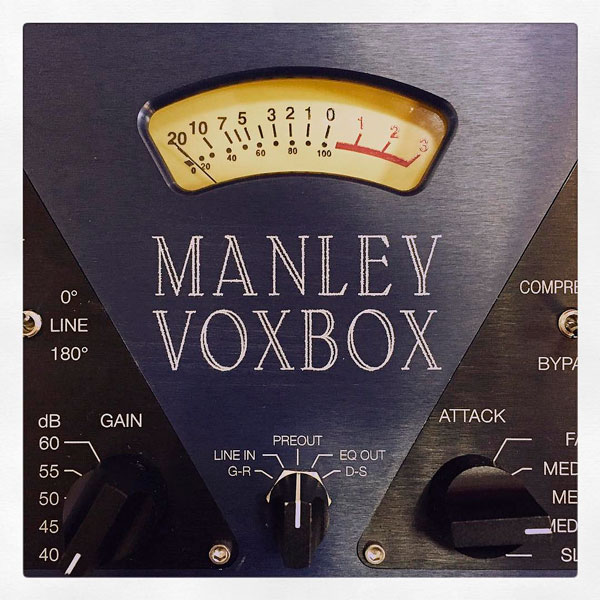 Manley Labs Voxbox detalle vumetro