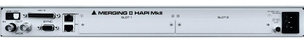 Merging Technologies Hapi MK2 vista trasera