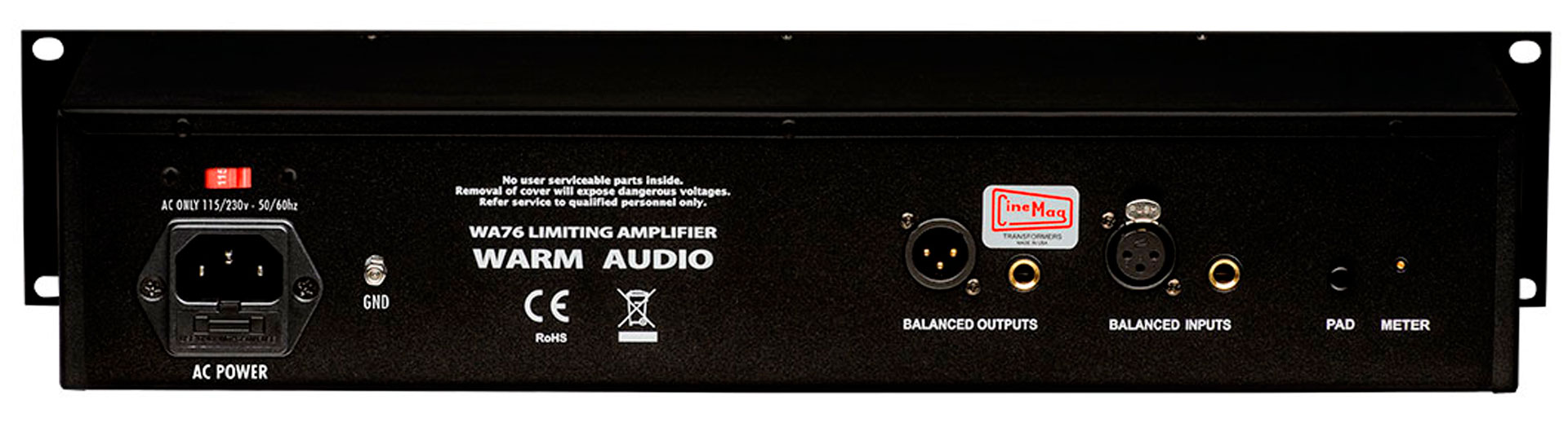 Warm Audio WA76 vista trasera