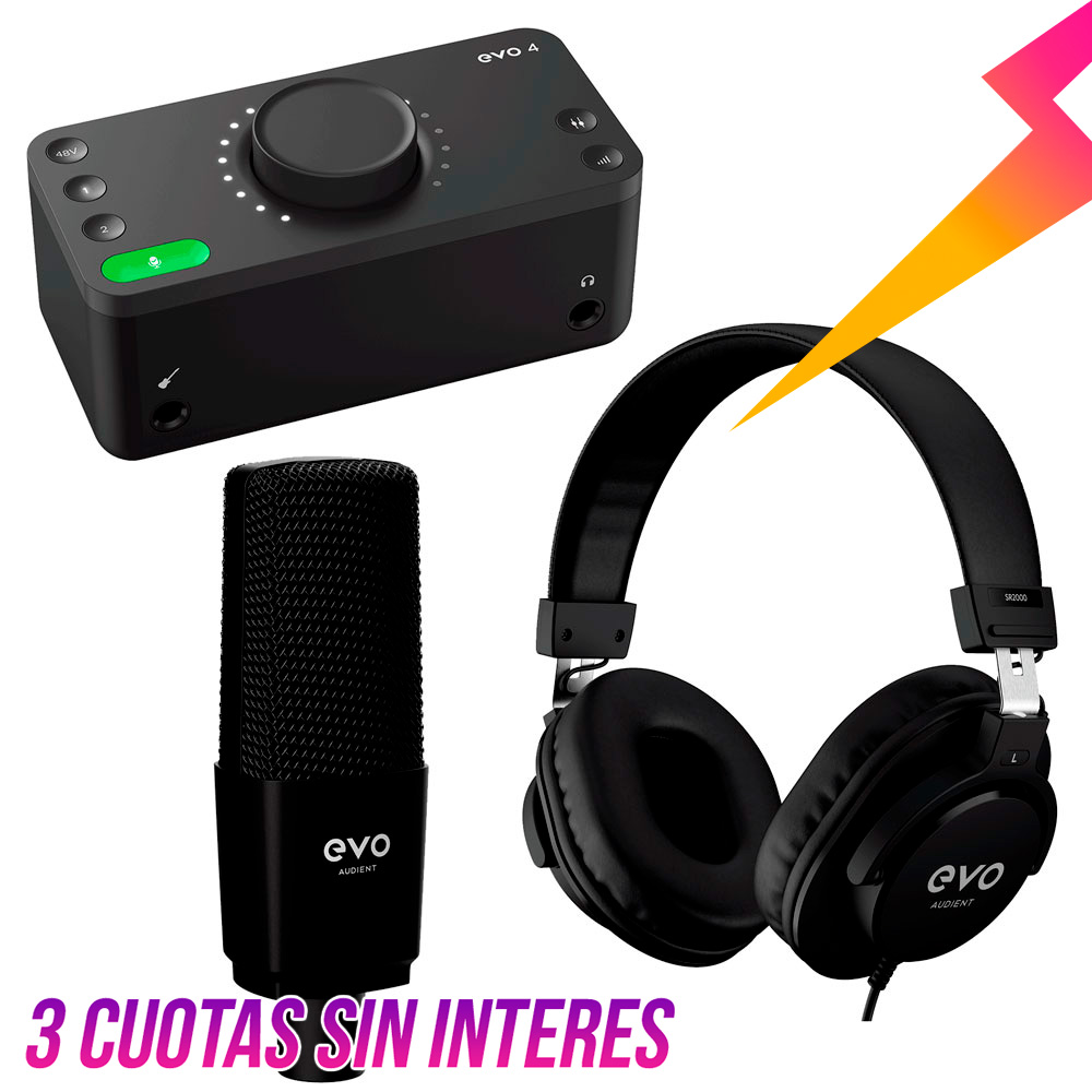 EVO start recording 3 cuotas sin interes