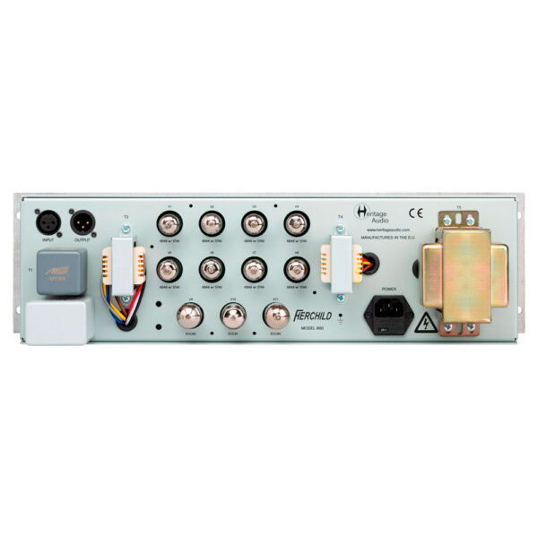 Heritage Audio Herchild 660 Tube Compressor vista trasera