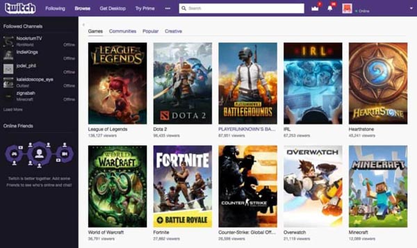 Visualizaciones streaming