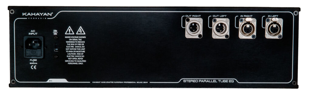 Kahayan EQ PBX-1 vista trasera