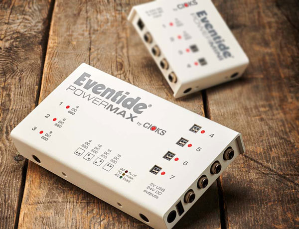 Eventide PowerMax v2 sobre piso de madera