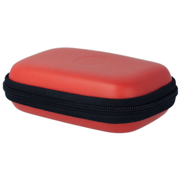 Tula Mic Deluxe estuche cuero Red