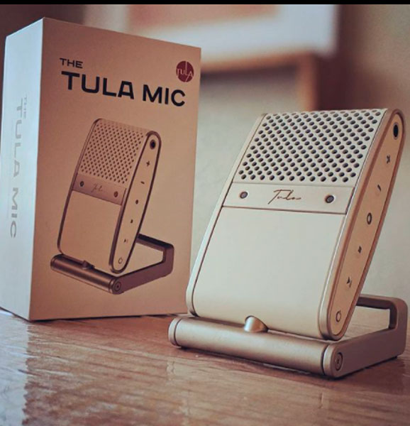 Tula Mic Cream junto a packaging