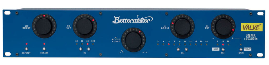 Bettermaker VSPE Vacuum Stereo Passive Equalizer vista frontal