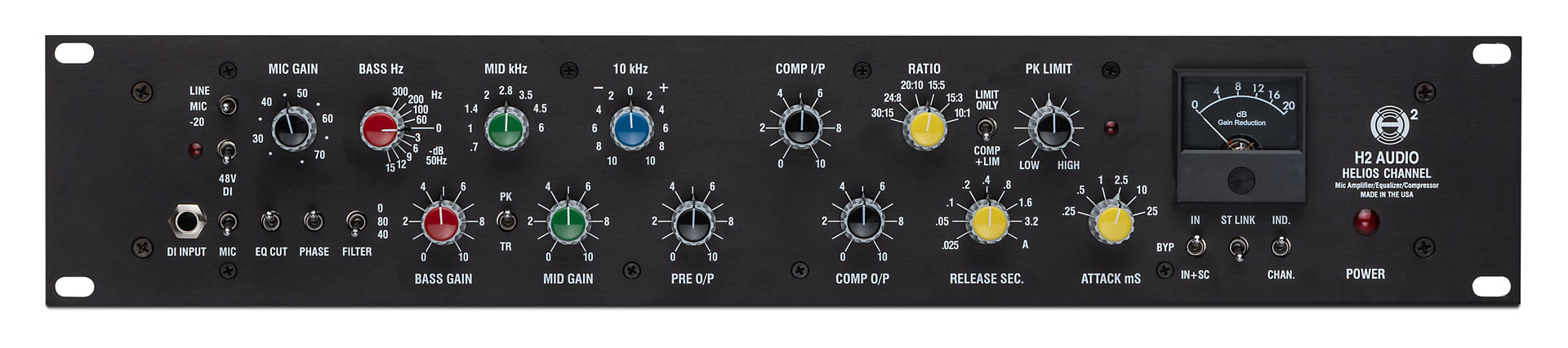 H2 Audio Helios Channel vista frontal