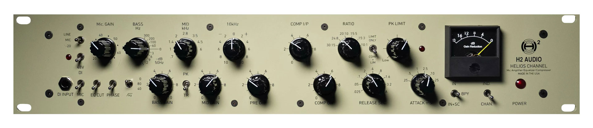 H2 Audio Helios vista frontal