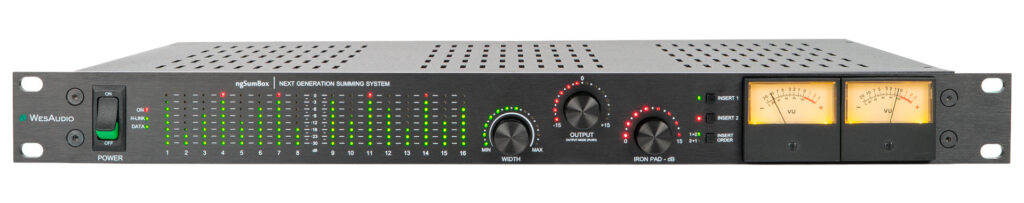 WesAudio ngSumBox vista frontal