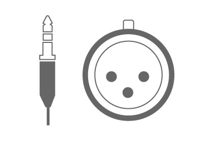 Cables Insert (TRS a XLR)​