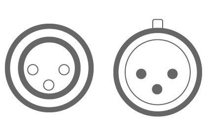 Cables XLR a XLR Cables de micrófono