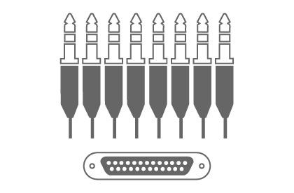 Mangueras de audio de 8 canales​