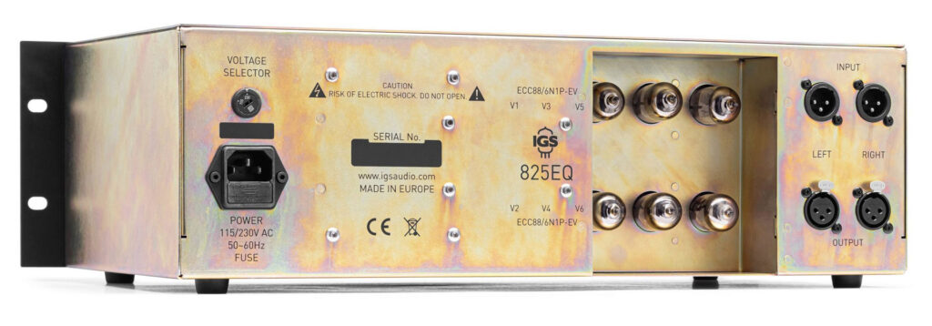 IGS 825EQ vista trasera