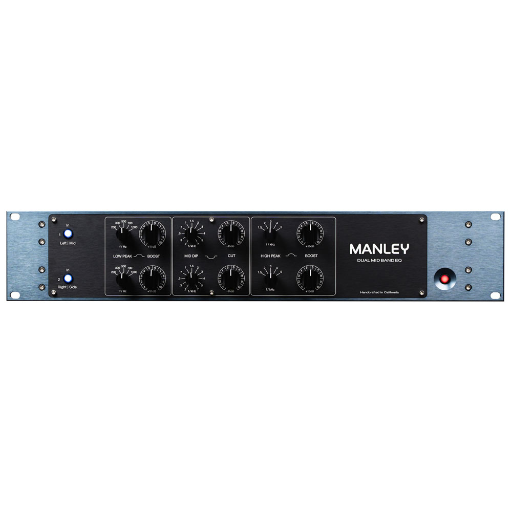 Manley Dual Mid Band EQ vista frontal