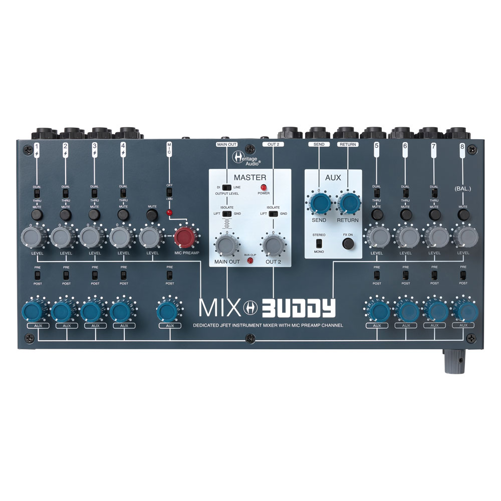 Heritage Audio The Mix Buddy vista superior