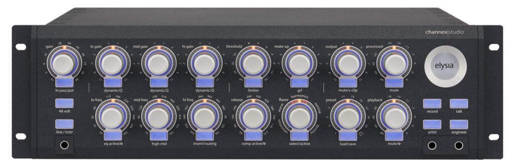 Elysia channex studio vista frontal